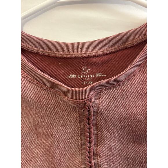 Aerie Offline Mauve Pink Seamless Crop Tank Top – Size S (Pre-Loved) - Picture 4 of 5